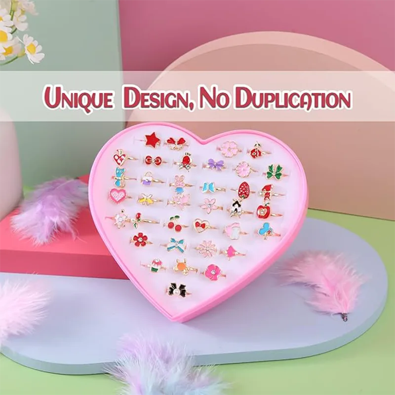 Anillo para niños empaquetado en caja