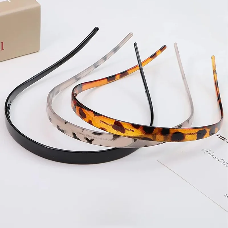 Flexible Eyeglasses Leg Design Women Plastic Headbands
