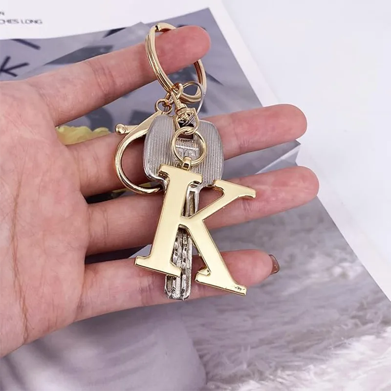 Alphabet Key Ring For Purse