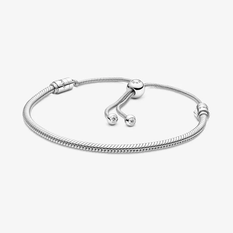 Pulsera de aleación de mujer con cadena de serpiente Pandora