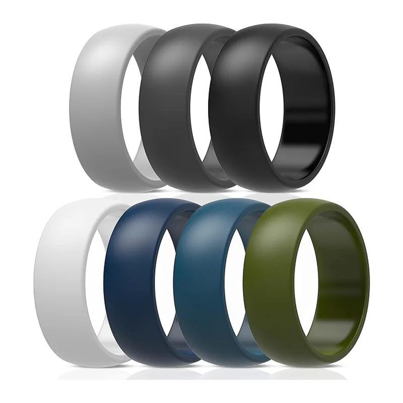 Anillo de hombre de silicona de fitness popular